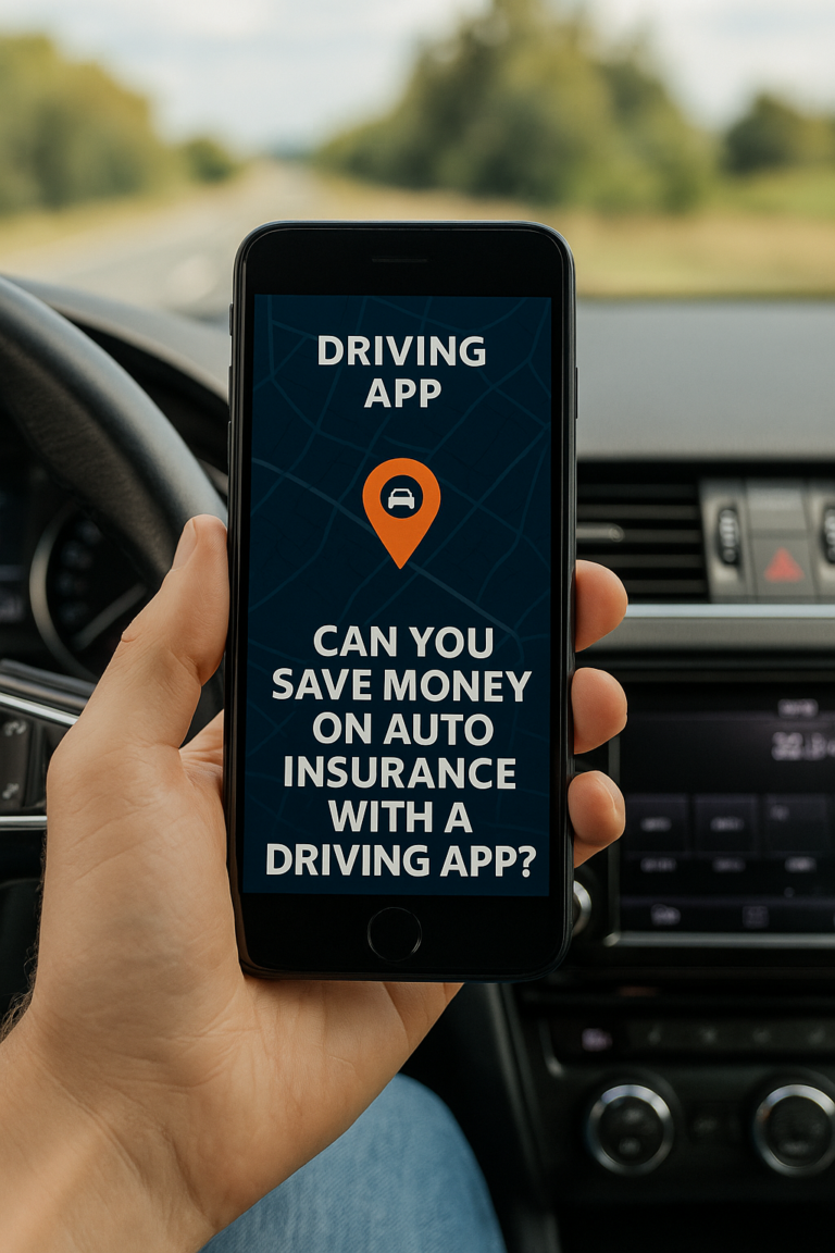 Can You Save Money on Auto Insurance with a Driving App?