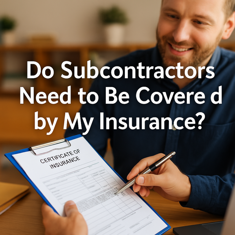 Do Subcontractors Need to Be Covered by My Insurance?