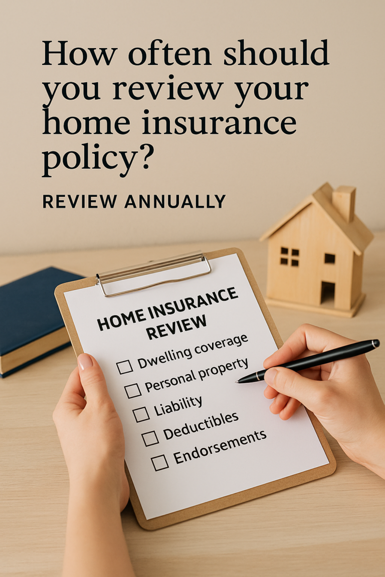 How Often Should You Review Your Home Insurance Policy?