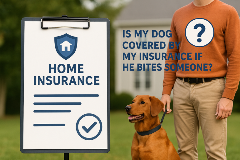 Is My Dog Covered By Insurance If He Bites Someone/