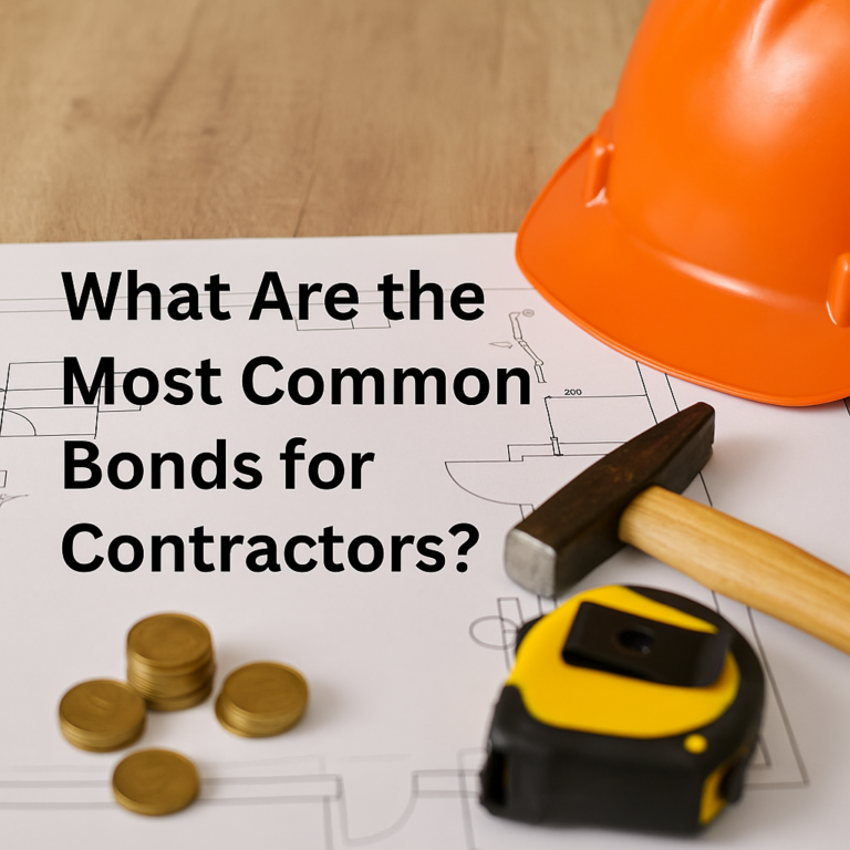 What Are the Most Common Bonds for Contractors?