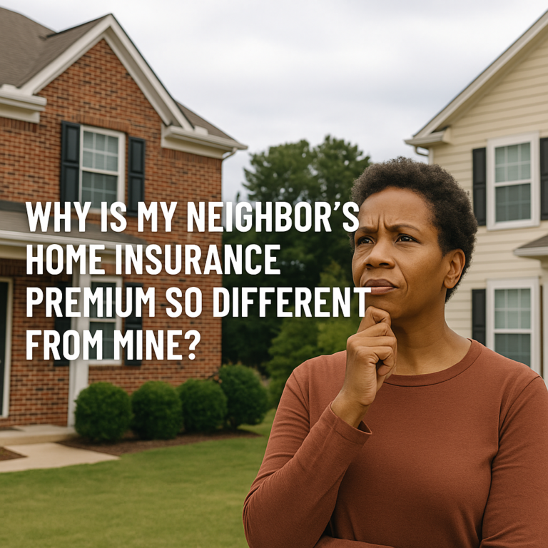 Why is my neighbor’s home insurance premium so different from mine? Our houses look the same!