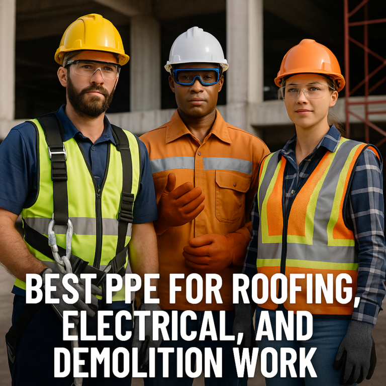 Best PPE for Roofing, Electrical, and Demolition Work