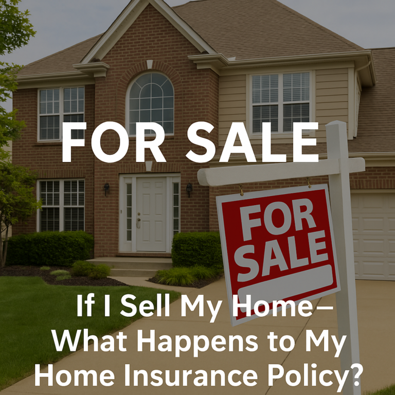 If I Sell My Home- What Happens To My Home Insurance Policy?
